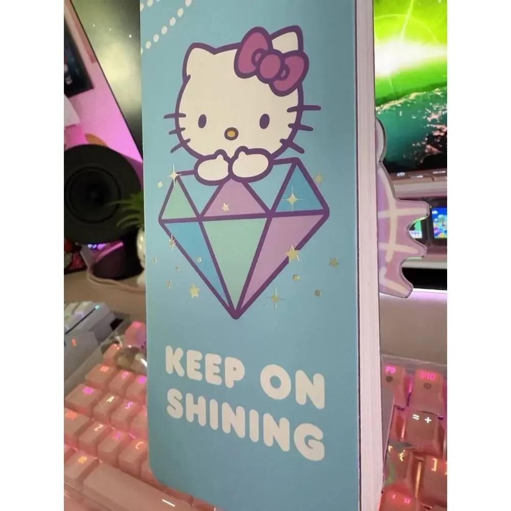 Hello Kitty Long Notepad Note Pad Bejeweled Metallic 2024 Sanrio Reporters List